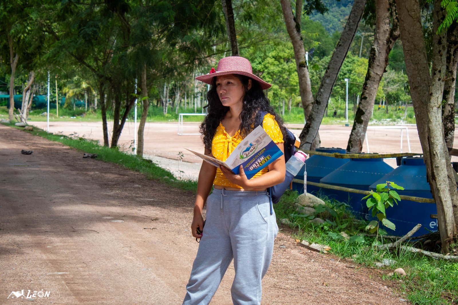 Recepción con figuras de leopardos en Zagari